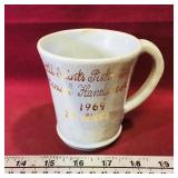 1969 Foley Pottery All Saints Pistol League Mug 1969 Foley Pottery All Saints Pistol League Mug