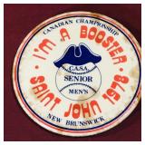 1978 C.A.S.A. Senior Ben's Baseball Button 1978 C.A.S.A. Senior Ben's Baseball Button