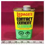 Vintage Lepage's Contact Cement Cleaner Can Vintage Lepage's Contact Cement Cleaner Can