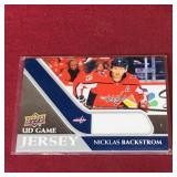 2020 UD Nicklas Backstrom NHL Fabric Hockey Card 2020 UD Nicklas Backstrom NHL Fabric Hockey Card