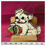Vintage Wooden Letter Holder / Thermometer Vintage Wooden Letter Holder / Thermometer