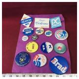 Lot Of 15 Vintage Politician Buttons Lot Of 15 Vintage Politician Buttons