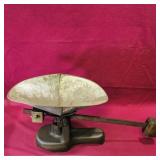 Antique Weight Scale (9' x 19' x 7 1/4') Antique Weight Scale (9' x 19' x 7 1/4')