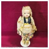Antique Doll With Stand (15' Tall) Antique Doll With Stand (15' Tall)