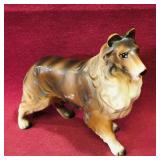 Vintage Ceramic Collie Dog Figurine Vintage Ceramic Collie Dog Figurine