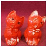 Vintage Plastic Cats Salt & Pepper Shakers Vintage Plastic Cats Salt & Pepper Shakers