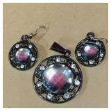 Necklace Pendant & Earrings Set Necklace Pendant & Earrings Set