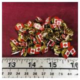 Large Lot Of Small Canada Flag Pins Large Lot Of Small Canada Flag Pins