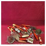 Lot Of Vintage Kitchen Utensils / Implements Lot Of Vintage Kitchen Utensils / Implements