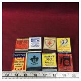 Lot Of 8 Vintage Advertising Matchbooks Lot Of 8 Vintage Advertising Matchbooks