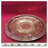 Vintage Silver-Plate Serving Tray (9') Vintage Silver-Plate Serving Tray (9')