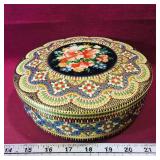 Vintage Tin Cookie Container (Made In Holland) Vintage Tin Cookie Container (Made In Holland)