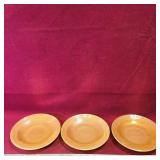 Lot Of 3 Vintage Fire-King Plates (6') Lot Of 3 Vintage Fire-King Plates (6')