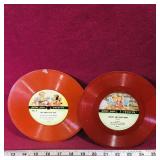 Lot Of 2 Vintage Childrens 45-RPM Records Lot Of 2 Vintage Childrens 45-RPM Records