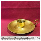 Vintage Handled Brass Candleholder (2' x 7') Vintage Handled Brass Candleholder (2' x 7')