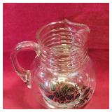 Vintage Glass Juice / Water Pitcher (6 1/4' Tall) Vintage Glass Juice / Water Pitcher (6 1/4' Tall)