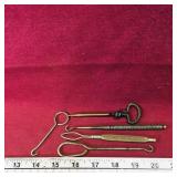 Lot Of 5 Antique Shoelace Tighteners Lot Of 5 Antique Shoelace Tighteners