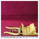 Vintage Wooden Folk Art Sleigh Vintage Wooden Folk Art Sleigh