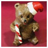 Vintage Wax Christmas Bear Candle (5 1/2' Tall) Vintage Wax Christmas Bear Candle (5 1/2' Tall)