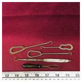 Lot Of 5 Antique Shoelace Tighteners Lot Of 5 Antique Shoelace Tighteners