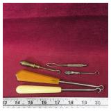 Lot Of 5 Antique Shoelace Tighteners Lot Of 5 Antique Shoelace Tighteners