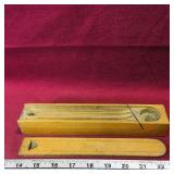 Antique Wooden Pencil Case Antique Wooden Pencil Case