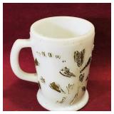 Vintage Milk Glass Cup (3 1/4' Tall) Vintage Milk Glass Cup (3 1/4' Tall)