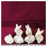 Set Of 6 Decorative Easter Bunnies Set Of 6 Decorative Easter Bunnies