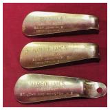 Lot Of 3 Vintage Margolians Shoehorns Lot Of 3 Vintage Margolians Shoehorns