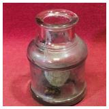 Antique Glass Inkwell (3' Tall) Antique Glass Inkwell (3' Tall)