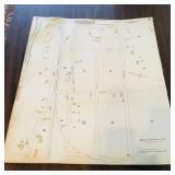 Antique Peticodiac NB Double-Sided Street Map Antique Peticodiac NB Double-Sided Street Map