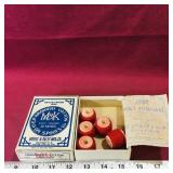 Vintage M&K Embroidery Cotton On Spools
