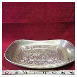 Vintage Pewtarex Dish (1" x 9" x 6"0