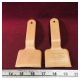Pair Of Vintage Fuller Brush Advertising Scrapers