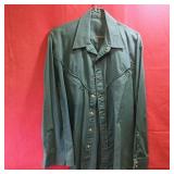 Vintage Western Button-Up Shirt