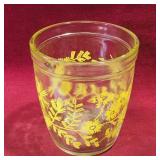 Vintage Drinking Glass (3 1/4" Tall)