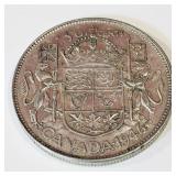 Silver 1946 Canadian 50 Cent Coin