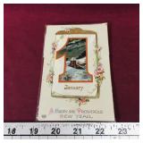1914 New Year Postcard (Good Condition)