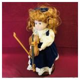 Musical Porcelain Animatronic Doll (Working)
