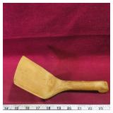 Vintage Wooden Scoop Spoon (9" x 3 1/4")