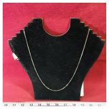 Vintage Sterling Silver Chain (23" Long)