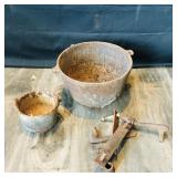 Lot Of Antique Cast Iron Items