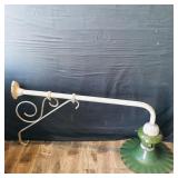 Vintage Porcelain Shade Gas Station Light
