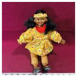 Vintage Plastic & Plush Doll