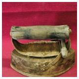 Antique Sad Iron With Handle