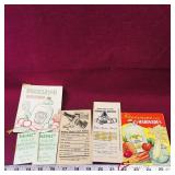 Lot Of 6 Vintage Recipes Booklets