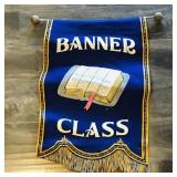 Vintage "Banner Class" Wall Banner