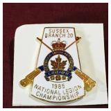 1985 Sussex NB Legion Championship Pin