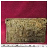 1932 Connecticut License Plate