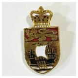 Vintage New Brunswick Crown Pin (Small)